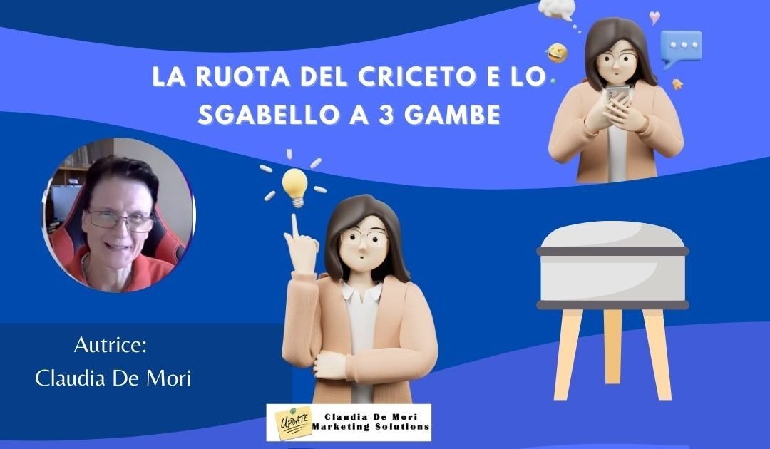 LA RUOTA DEL CRICETO E LO SGABELLO A 3 GAMBE